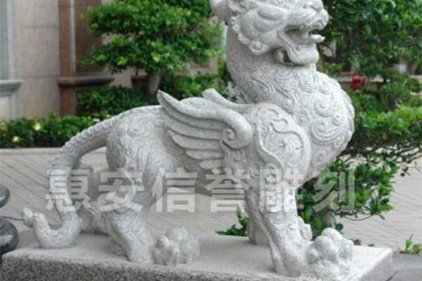 Divine beast carving